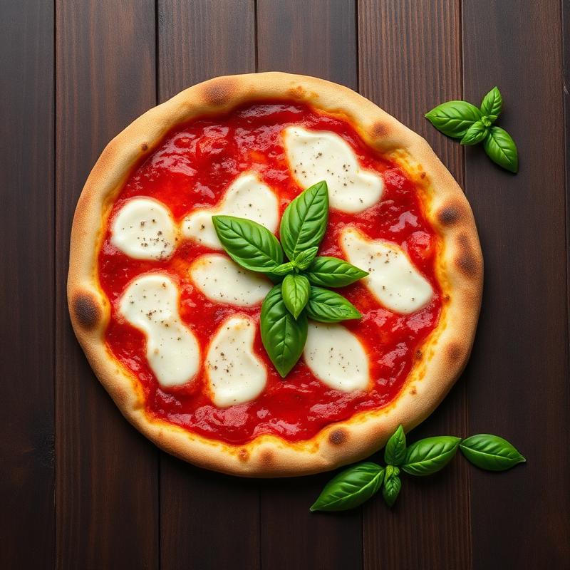 Pizza margherita artesana